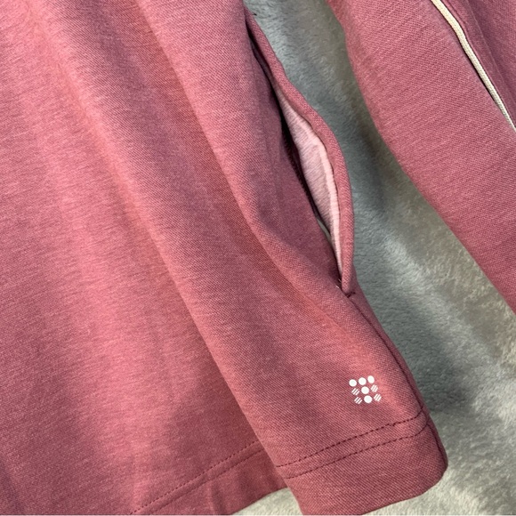 Title Nine Quarter Zip Hoodie Pockets. Rose Color. Women’s Size Small. - Picture 5 of 7